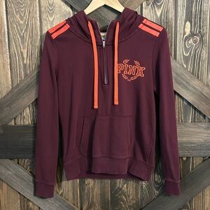 PINK Victoria Secrets Quarter Zip Hoodie size Medium